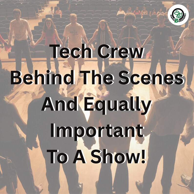 Personalized Theatre Tech Crew Sign, Custom Backstage Gift for Stage ...