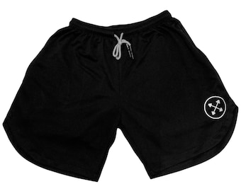 ATHLETEREALM Men’s 2 In 1 Activewear Gym Shorts - White