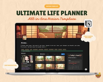 Notion Ultimate Life Planner: All-in-One Template (Digital Download