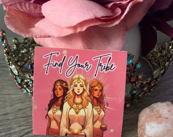 Celestial Spiritual Goddesses Sticker | Find Your Tribe