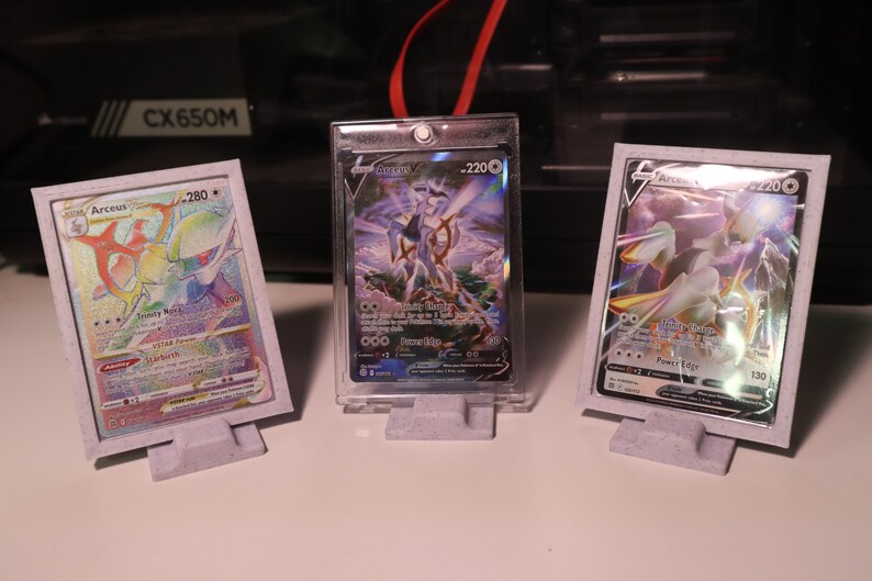 3D Printed Trading Card Stand Etsy