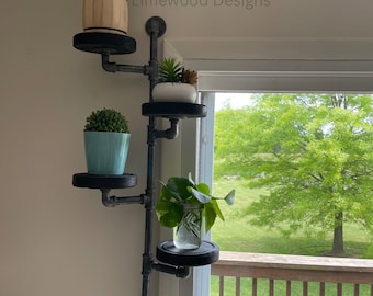Floating Plant Tree Shelf With Water Catch Drip Groove