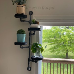 Floating Plant Tree Shelf With Water Catch Drip Groove