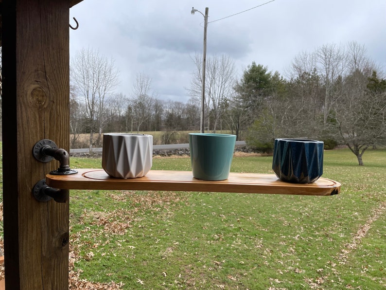 Swivel Shelf With Drip Groove for Window or Wall Industrial Etsy