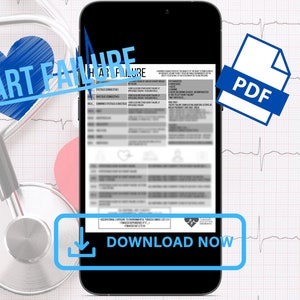 Medical Coding Heart Failure CHF ICD-10 Quick Reference Cheat Sheet Codes List