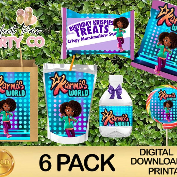 karmas world party favor bundle