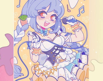 Pekora Usada - Idol Ver- Hololive postcard size print