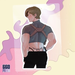 RE4- babygirl leon sticker