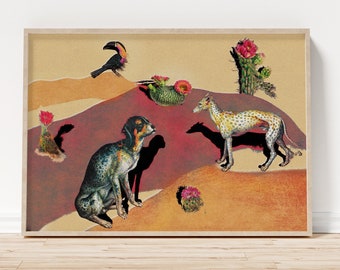 Desert Dogs | Wüstenhunde - Artprint / Kunstdruck