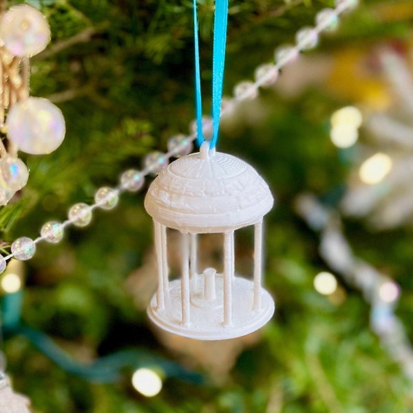 UNC Old Well Ornament (small), University of North Carolina Christmas Decor, UNC Chapel Hill Stocking Stuffer, Holiday Decor, Tar Heels gift