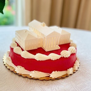 Ole Miss Cake Topper Light featuring the Lyceum: Graduation Party Decor, Alumni Gift