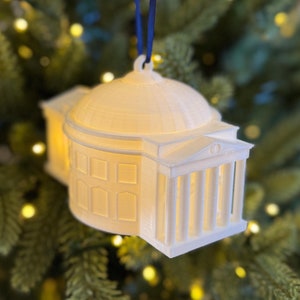UVA-ornament rotonde met led-verlichting: kerstdecor, cadeau voor alumni