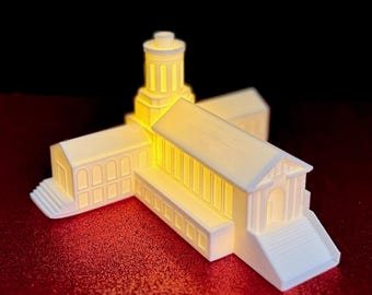 Carnegie Mellon Alumni Gift | Hamerschlag Hall LED Figurine | CMU Graduation Keepsake Desk Decor