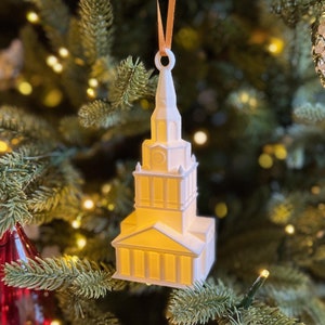 Wake Forest Wait Chapel Ornament with LED Light | Christmas & Graduation Gift, Demon Deacons Christmas Decor, WFU College Ornament