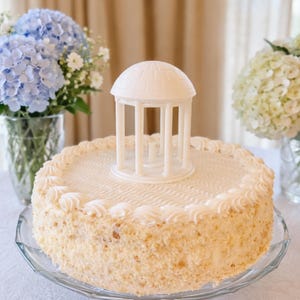 UNC Old Well Cake Topper: Tar Heels Graduation Party Decor, UNC Chapel Hill Wedding