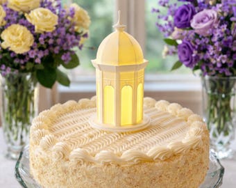 ECU Cupola Cake Topper | Lighted East Carolina University Graduation Centerpiece, Grooms Cake Decor