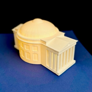 UVA-rotondelamp: cadeau universiteit van Virginia, 3D-geprint cadeau alumni