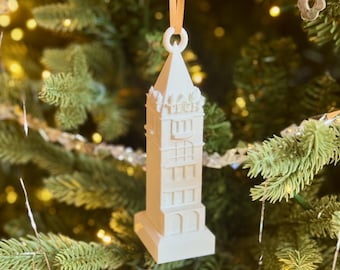 Georgia Tech Ornament featuring Tech Tower: 3D Printed Yellow Jackets Alumni Gift