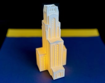 University of Pittsburgh Cathedral of Learning Figurine Light – Pitt Panthers Graduation Gift
