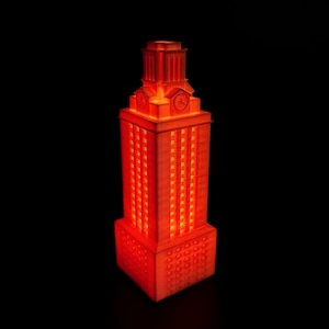University of Texas gift, Burnt Orange UT Tower Light, UT Austin graduation gift, Texas Longhorns decor, Texas art print, UT college merch