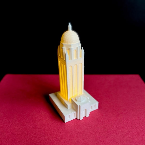 Stanford Merch, Hoover Tower Lighted Figurine, Stanford University Graduation Gift for Stanford Student, College Acceptance Gift for Student