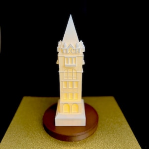 Georgia Tech Tower Lamp – LED Light Graduation Gift, Dorm Decor, Georgia Tech Alumni Gift, College Party Decoration, GT Merch