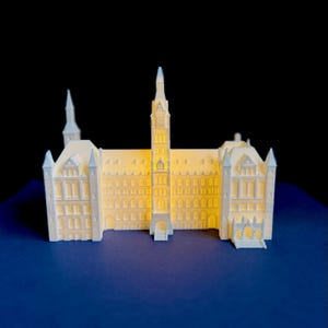Georgetown Lighted Figurine of Healy Hall, Georgetown University Graduation Gift Hoyas College Merch, Art, Home Decor, College Gift