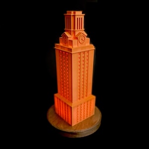 Texas Longhorn Gift, UT Tower Light | University of Texas Graduation Gift, College Gift, Longhorn Art, UT Austin Dorm Decor, Acceptance Gift
