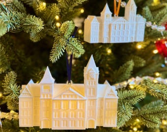 Auburn University Samford Hall Ornament | Lighted Christmas Tree Decor, Alumni Graduation Gift