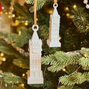 College Ornament Georgia Tech Tower: 3D Printed GT Alumni Gift, Christmas Decor