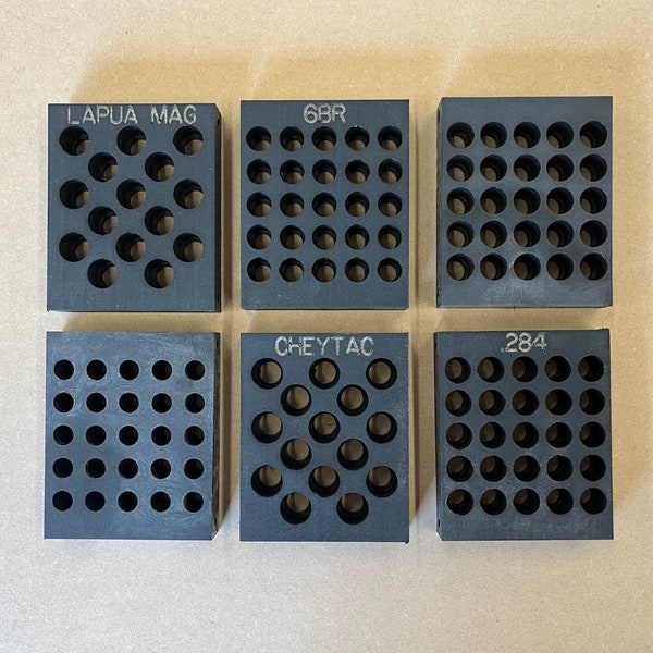 Standard size extra blocks for standard size ammo caddie, store 1 or 2 extra blocks inside the ammo caddie for quick change