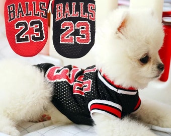 Mesh Basketball Uniform Jersey for Dog Cat Pet
