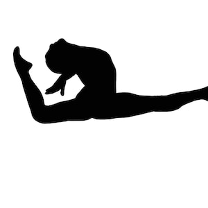 Gymnastics Acrobat Silhouette