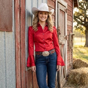 Satin Rodeo Queen Shirts