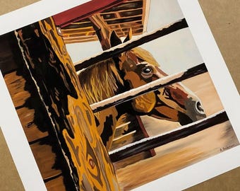Fine Art Print “The View”- 24 x 24 print on archival paper (hand signed by artist)
