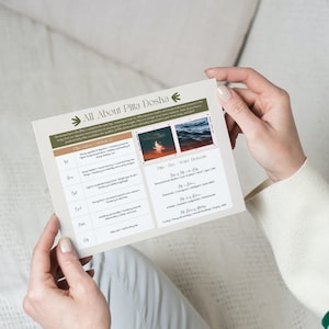 Alles over Pitta Dosha | Pitta Dosha-informatieblad | Voor Ayurvedische beoefenaars en yogaleraren | Afdrukbare A4-PDF