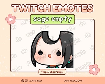 Tapferer Salbei Leere Emote - Twitch/Discord