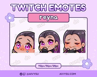 Valorant Reyna Emote Set [VOL 1] - Twitch/Discord