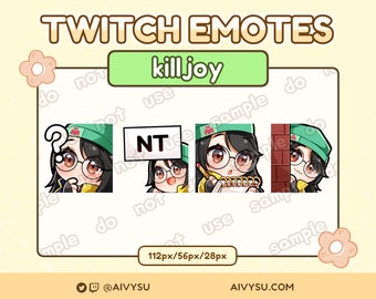 Valorant Killjoy Emote Set [VOL 1] - Twitch/Discord