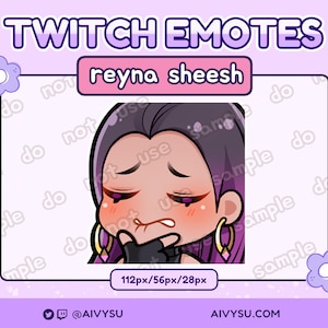 Valorant Reyna Sheesh Emote - Twitch/Discord