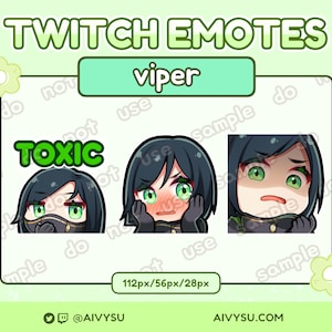 Valorant Viper Emote Set [VOL 1] - Twitch/Discord