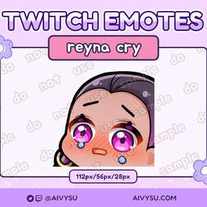 Valorant Reyna Cry-emote: Twitch/Discord