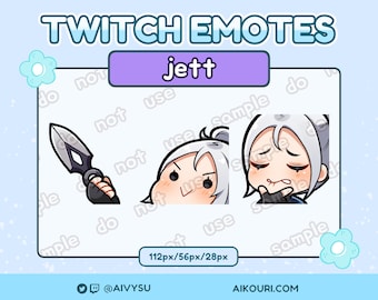 Valorant Jett Emote Set [VOL 2] - Twitch/Discord