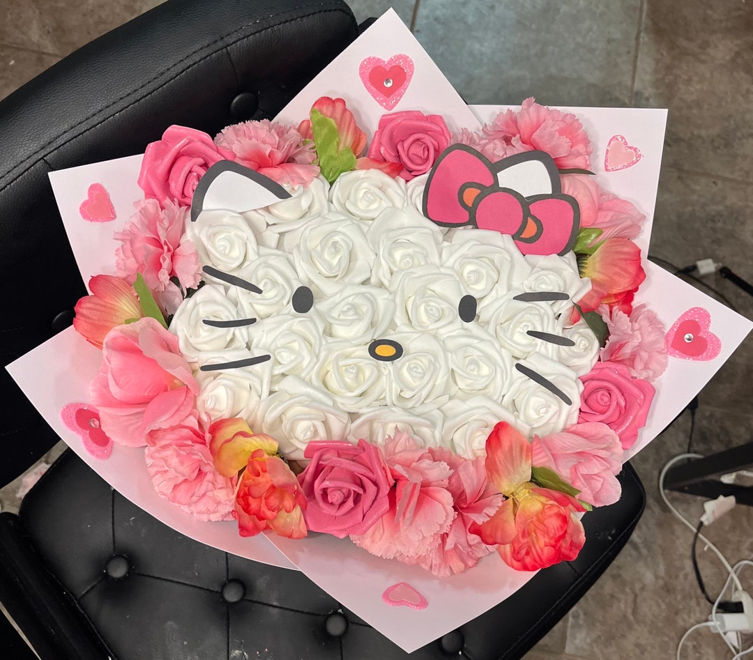 Hello Kitty Rose Bouquet - Etsy