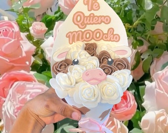 Cow Rose Bouquet