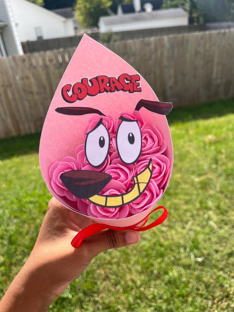 Courage the Cowardly Dog Bouquet - Etsy