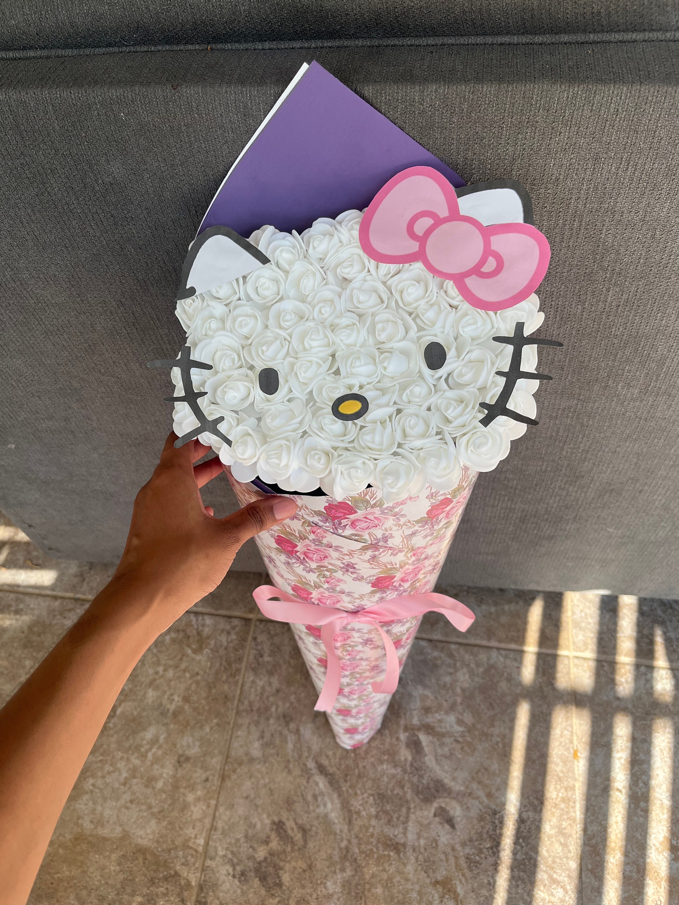Hello Kitty Rose Bouquet Etsy