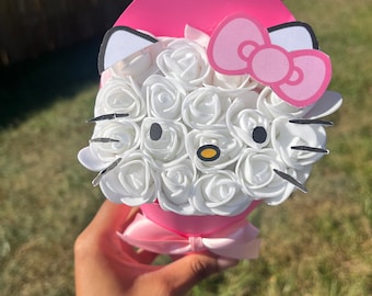 DIY Cute Kitty Rose Bouquet (DIGITAL ONLY)