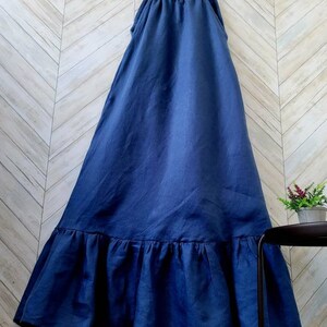 Summer Maxi dress, Linen dress for women, sleeveless maxi dress, Plus size dress, sleeveless summer maxi dress