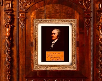 Alexander Hamilton Portrait: Patriotic Wall Art (Digital Download)